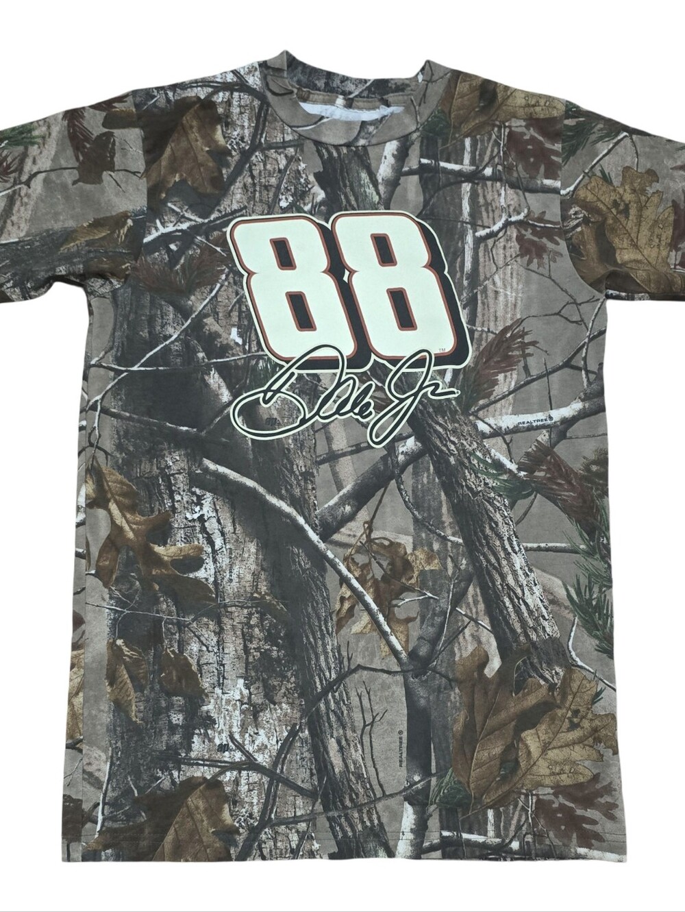Vintage Dale Earnhardt Jr Realtree Camo Chase Authentics Nascar Shirt Small
